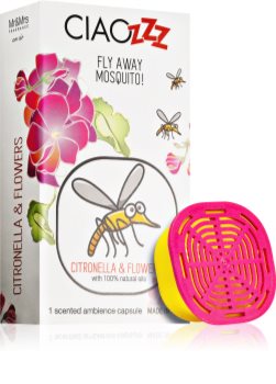 Mr & Mrs Fragrance Ciaozzz Citronella & Flowers recharge pour diffuseur d'huiles essentielles capsules (Mosquito Repellent)