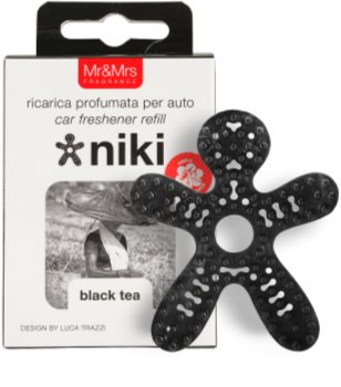 Mr & Mrs Fragrance Niki Black Tea vôňa do auta náhradná náplň