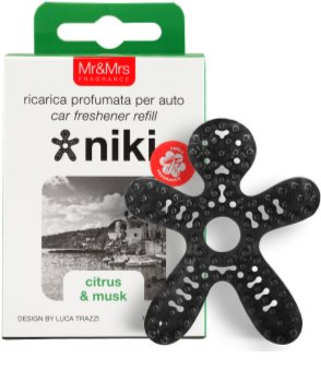 Mr & Mrs Fragrance Niki Citrus & Musk Désodorisant voiture recharge