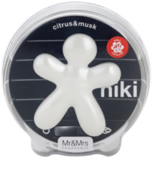 Mr & Mrs Fragrance Niki Citrus & Musk Car Air Freshener Refillable