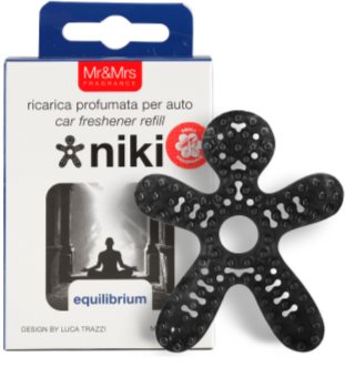 Mr & Mrs Fragrance Niki Equilibrium ambientador de coche para ventilación recarga de recambio (Equilibrium)