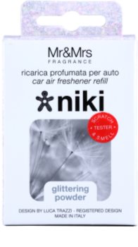 Mr & Mrs Fragrance Niki Glittering Powder parfum pentru masina Refil