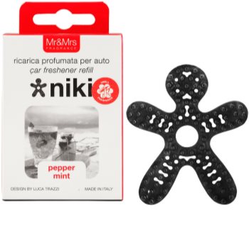 Mr & Mrs Fragrance Niki Pepper Mint Car Air Freshener Refill