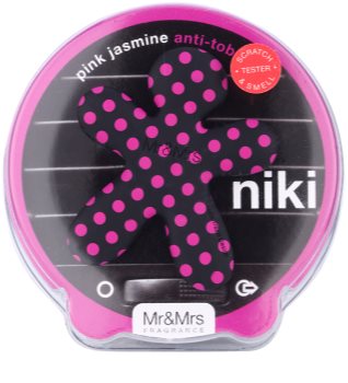 Mr & Mrs Fragrance Niki Pink Jasmine Car Air Freshener Refillable