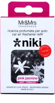 Mr & Mrs Fragrance Niki Pink Jasmine Désodorisant voiture recharge