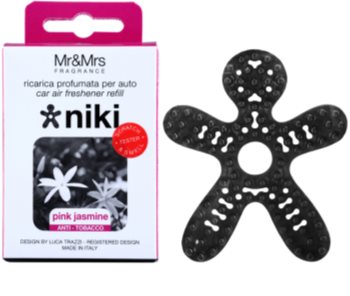 Mr & Mrs Fragrance Niki Pink Jasmine vůně do auta náhradní náplň