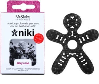 Mr & Mrs Fragrance Niki Silky Rose vůně do auta náhradní náplň
