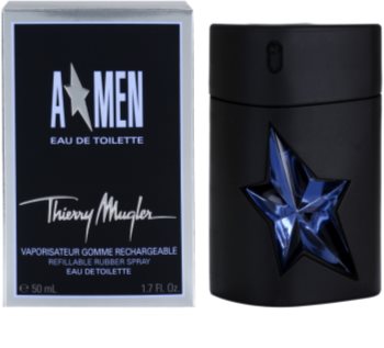 Mugler A*Men eau de toilette pentru barbati 50 ml reincarcabil Rubber Flask
