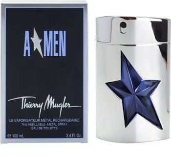 Mugler A*Men woda toaletowa dla mężczyzn 100 ml napełnialny Metal Flask