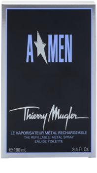 Mugler A*Men woda toaletowa dla mężczyzn 100 ml napełnialny Metal Flask