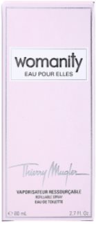 Mugler Womanity Eau pour Elles Eau de Toilette für Damen 80 ml Nachfüllbar
