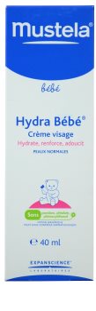 Mustela Bébé Hydra Bébé krem nawilżający do twarzy dla dzieci od urodzenia