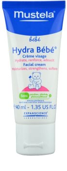 Mustela Bébé Hydra Bébé krem nawilżający do twarzy dla dzieci od urodzenia