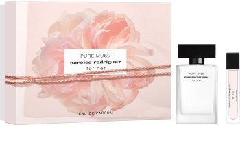 narciso rodriguez for her pure musc woda perfumowana 50 ml   zestaw 