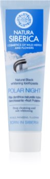 Natura Siberica Polar Night dentífrico branqueador com carvão preto