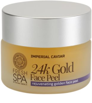 Natura Siberica Fresh Spa Imperial Caviar peeling facial de rejuvenescimento com ouro 24 de quilates