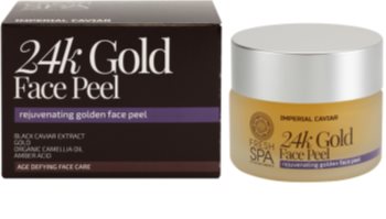Natura Siberica Fresh Spa Imperial Caviar peeling facial de rejuvenescimento com ouro 24 de quilates