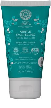 Natura Siberica Natural & Organic jemný peeling pre normálnu a suchú pleť
