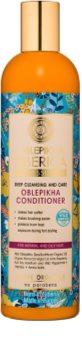 Natura Siberica Sea-Bucktorn condicionador para limpeza profunda para cabelo normal a oleoso