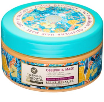 Natura Siberica Sea-Bucktorn Hydraterende en Voedende Masker voor Droog en Normaal Haar