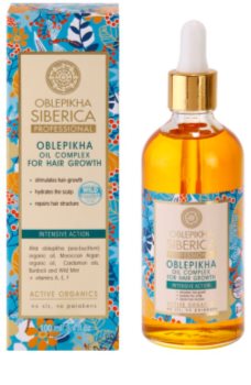 Natura Siberica Sea-Bucktorn óleo para o crescimento do cabelo