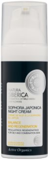 Natura Siberica Sophora Japonica crema notte rigenerante per pelli grasse e miste