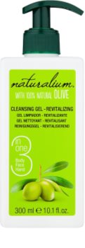 Naturalium Olive відновлюючий очищуючий гель для обличчя та тіла
