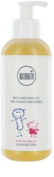 Naturativ Baby óleo corporal e de banho para bebés 0+
