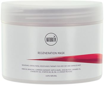 Naturativ Hair Care Regeneration maska pro posílení a lesk vlasů
