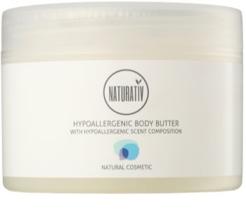 Naturativ Body Care Hypoallergenic maslo za telo z vlažilnim in pomirjajočim učinkom za suho do zelo suho kožo