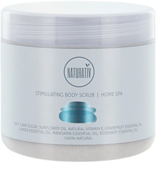 Naturativ Body Care Home Spa Esfoliante corporal estimulador com sal e açúcar
