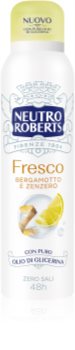 neutro roberts fresco bergamotto e zenzero dezodorant w sprayu 150 ml   