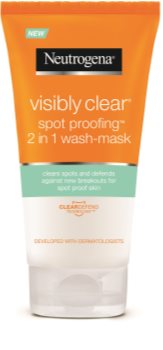 Neutrogena Visibly Clear Spot Proofing čisticí emulze a maska 2 v 1