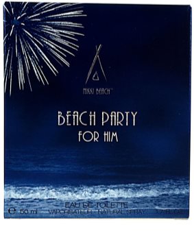 Nikki Beach Beach Party for Him Eau de Toilette voor Mannen 50 ml