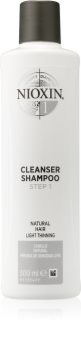 Nioxin System 1 champô de limpeza para cabelo fino a normal