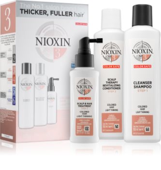 Nioxin System 3 kozmetični set III. (za barvane lase)