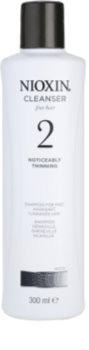 Nioxin System 2 šampón na výrazné rednutie prirodzene jemných vlasov