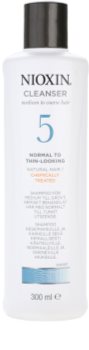 Nioxin System 5 das Reinigungsshampoo für leichtes ausdünnen von normalem bis kräftigen natürlichen und chemisch behandelten Haaren