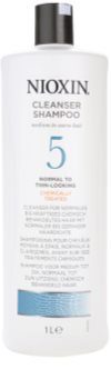 Nioxin System 5 champô de limpeza para rarefação suave de cabelo normal a forte, natural e quimicamente tratado