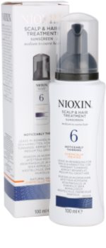 Nioxin System 6 tratamiento para cuero cabelludo para una pérdida marcada de la densidad del cabello normal-grueso, virgen o químicamente tratado