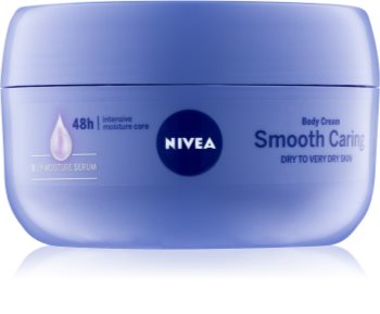 Nivea Smooth Caring telový krém pre suchú až veľmi suchú pokožku