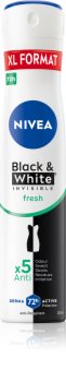 nivea black & white invisible fresh antyperspirant w sprayu 200 ml   