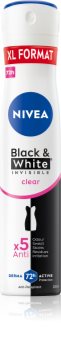 nivea black & white invisible clear antyperspirant w sprayu 200 ml   