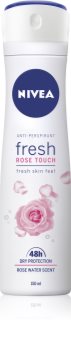 nivea fresh rose touch antyperspirant w sprayu 150 ml   