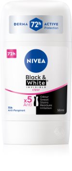 nivea black & white invisible clear antyperspirant w sztyfcie 50 ml   