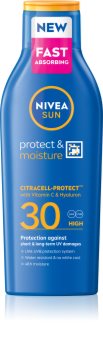 Nivea Sun Moisturising leite after sun hidratante SPF 30