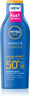 Nivea Sun Protect & Moisture leite after sun hidratante SPF 50+