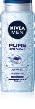 Nivea Men Pure Impact Shower Gel for Face, Body, and Hair
