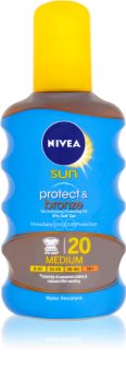 Nivea Sun Protect & Bronze suchý olej na opaľovanie SPF 20