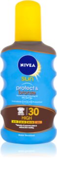 Nivea Sun Protect & Bronze ulei de bronzat pentru piele uscata SPF 30